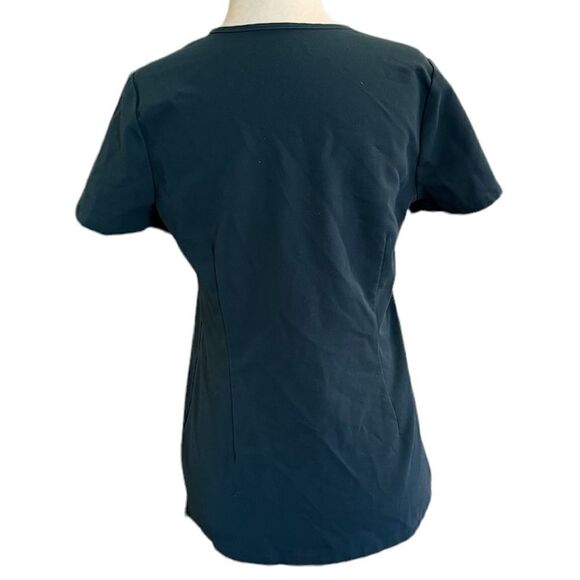 Figs Slim Catarina One-Pocket Scrub Top Forrest Green RN rn142256 fw11000 vneck - Picture 2 of 5